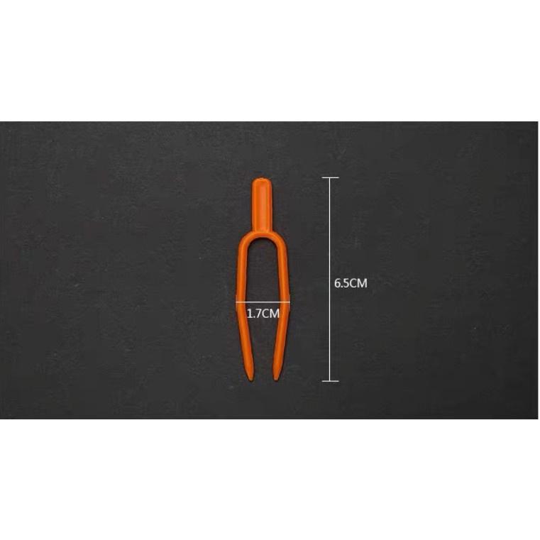 10 Kẹp cố định kie phong lan màu vàng