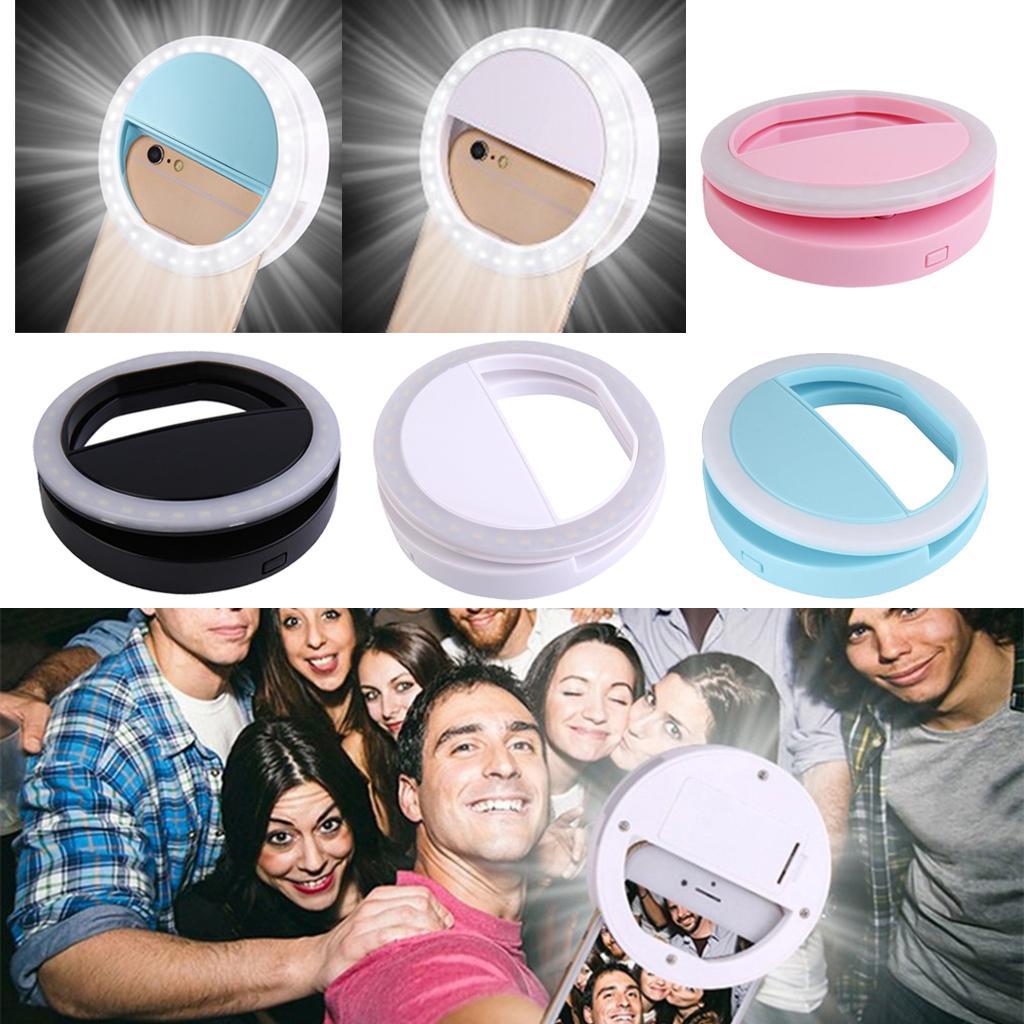 Mini Portable 36LED Fill-in USB Selfie Light Lamp For Mobilephone White