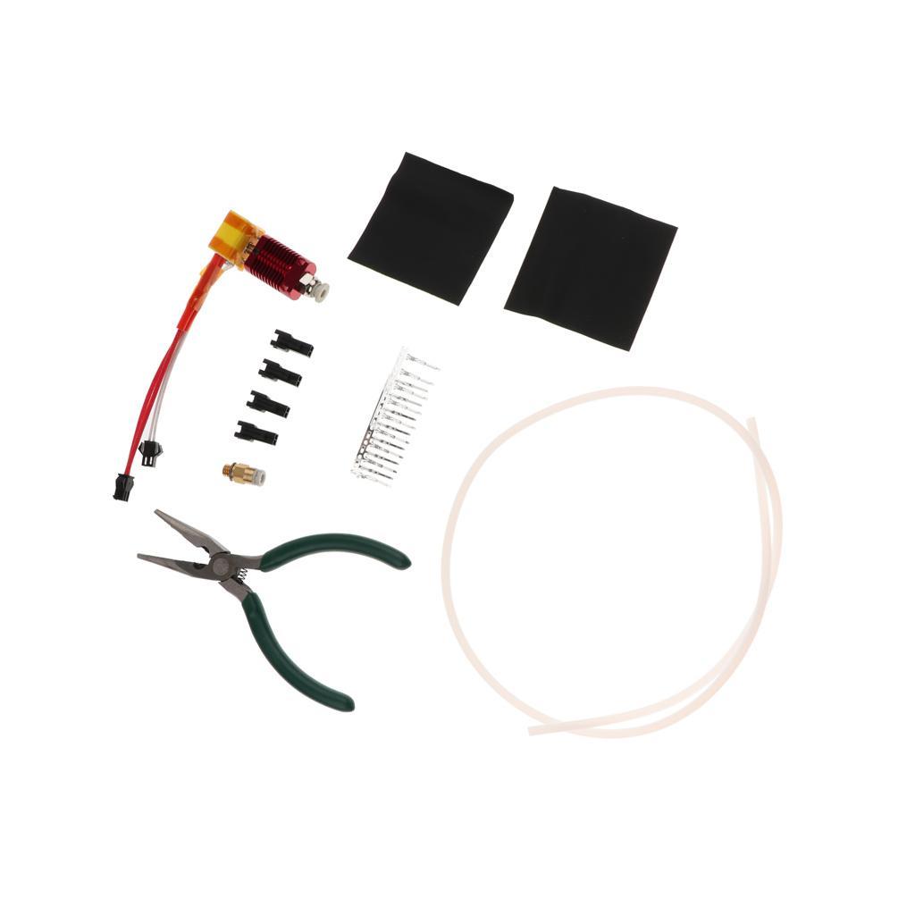 1 Piece 3D Printer Nozzle Kit Upgrading Extruder Hot End Assembled for CR-10, CR-10S