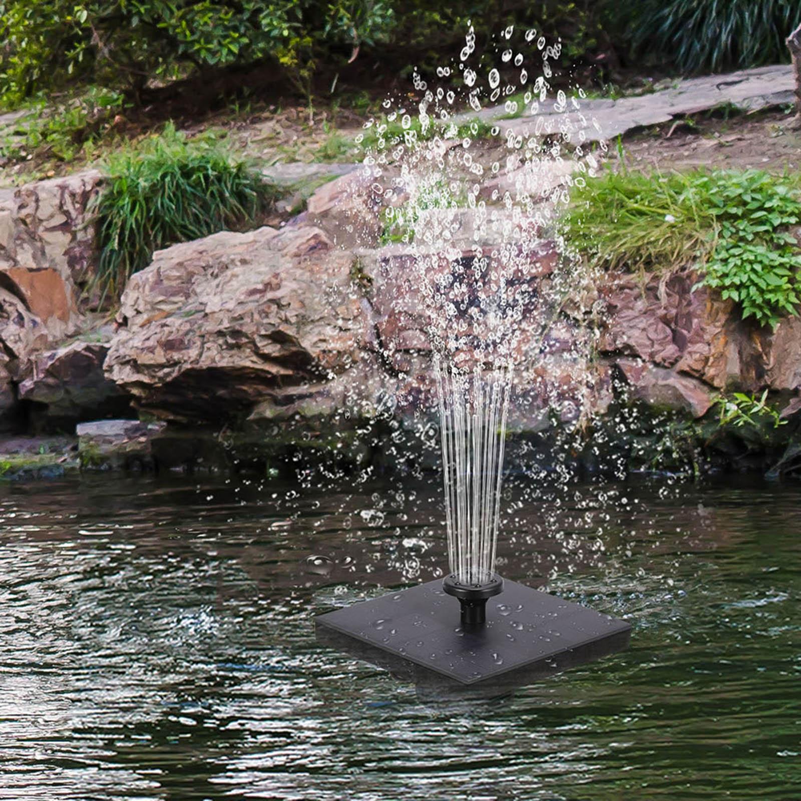 Solar Fountain Solar Water Pump Floating Fountain Outdoor Fountain for Outdoor Small Pond