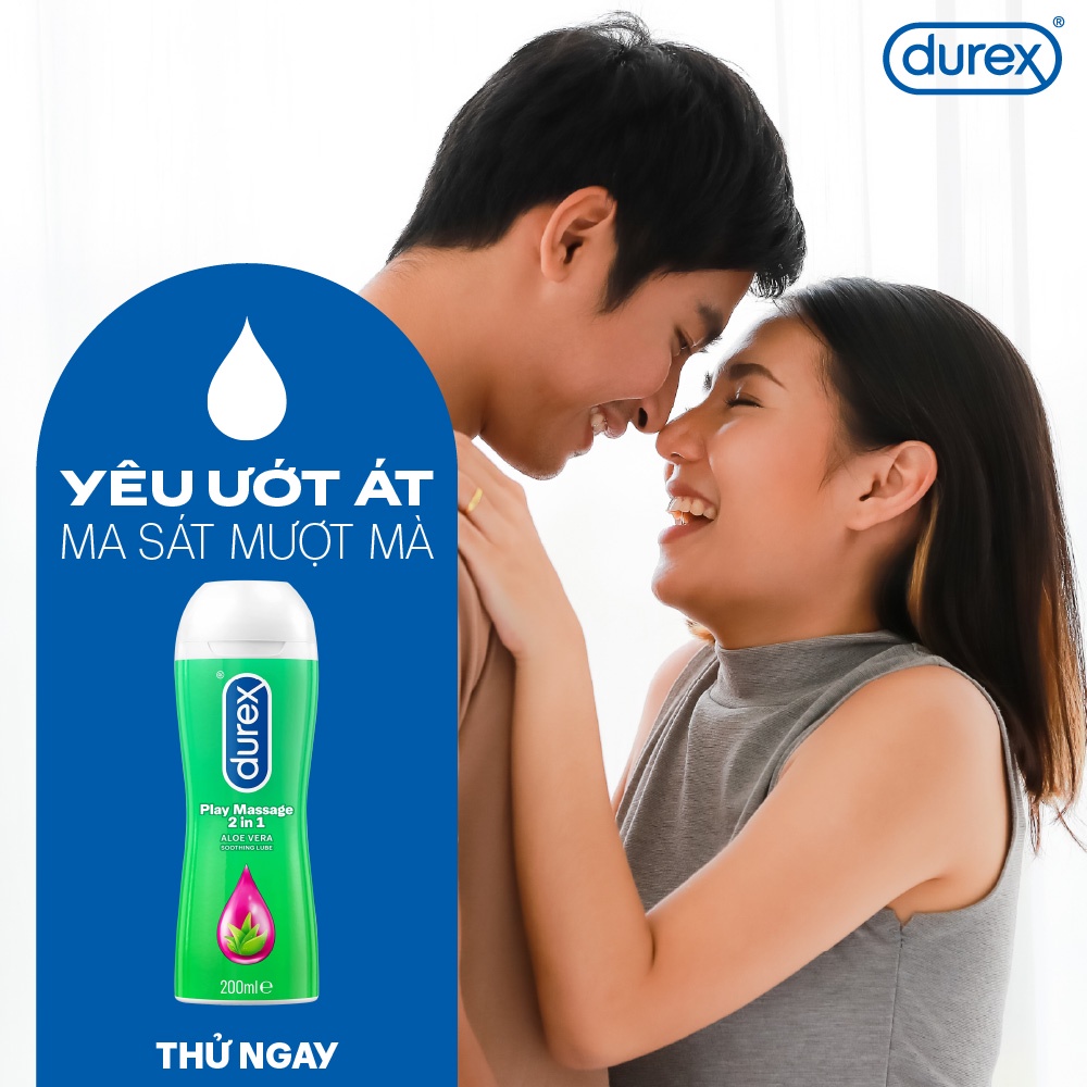 Gel Massage Durex 2 in 1 Hương Thơm Lô Hội - Bôi Trơn Quan Hệ - Che Tên Sản Phẩm