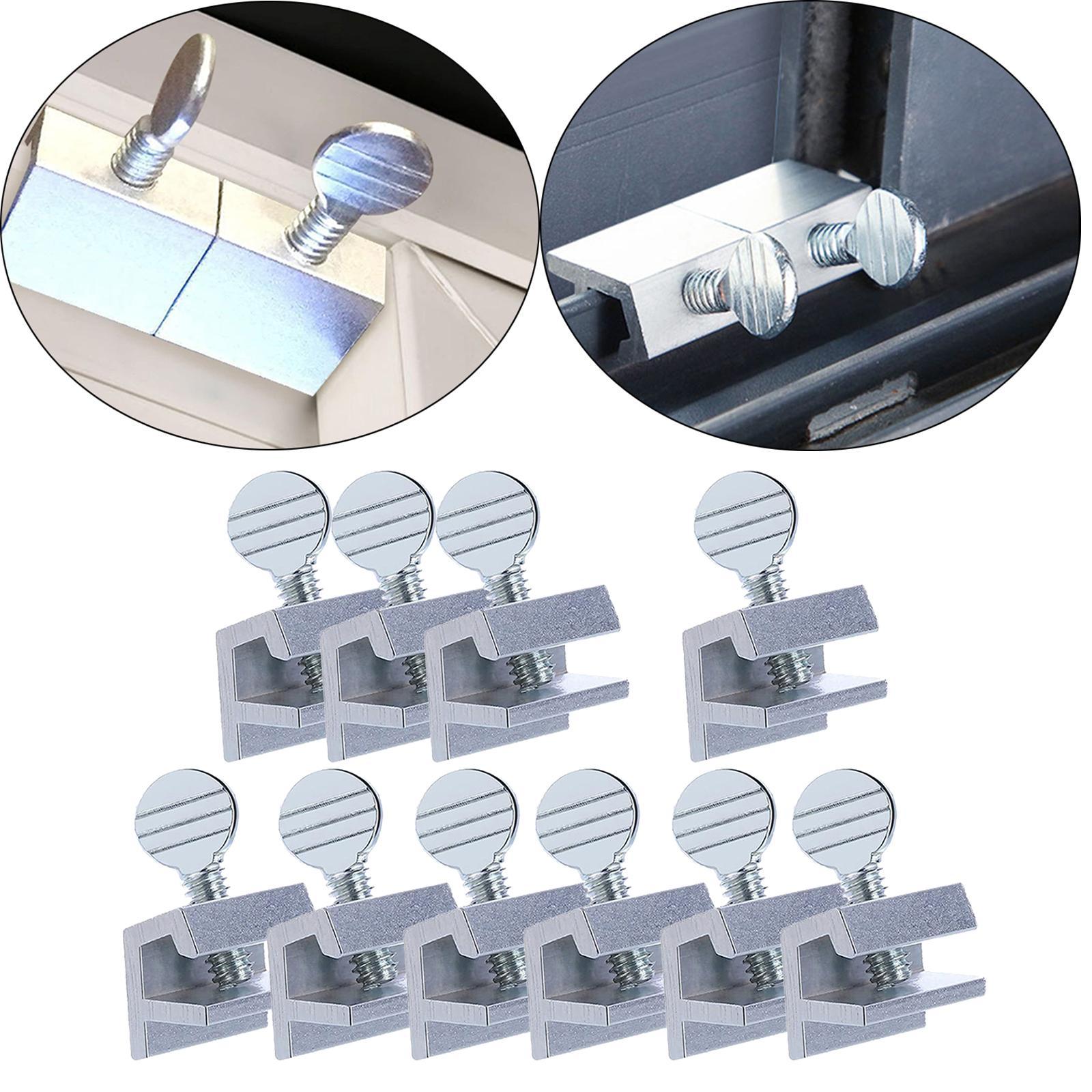 10x Sliding Door Window Locks Universal Portable for Window Bathroom Bedroom