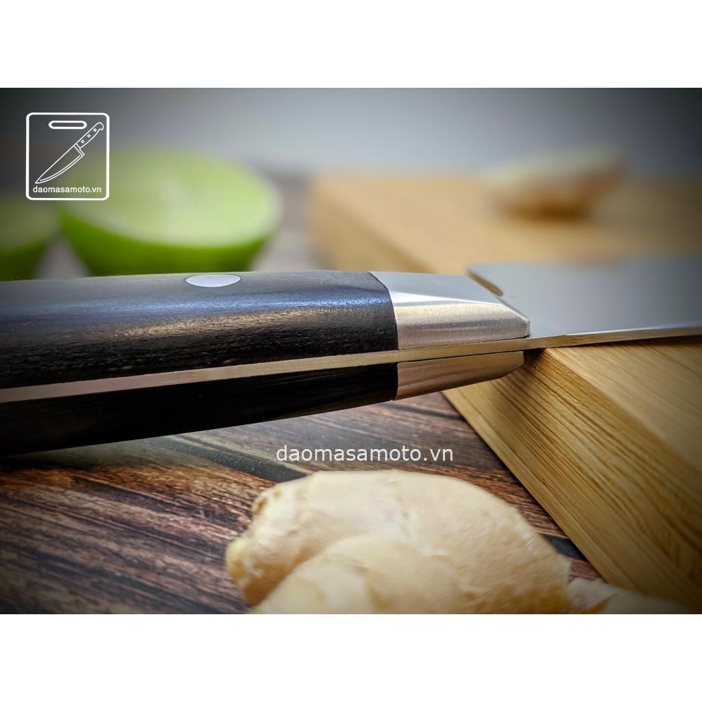 Dao Thái Đa Năng Cán Gỗ Masamoto Santoku - MK301