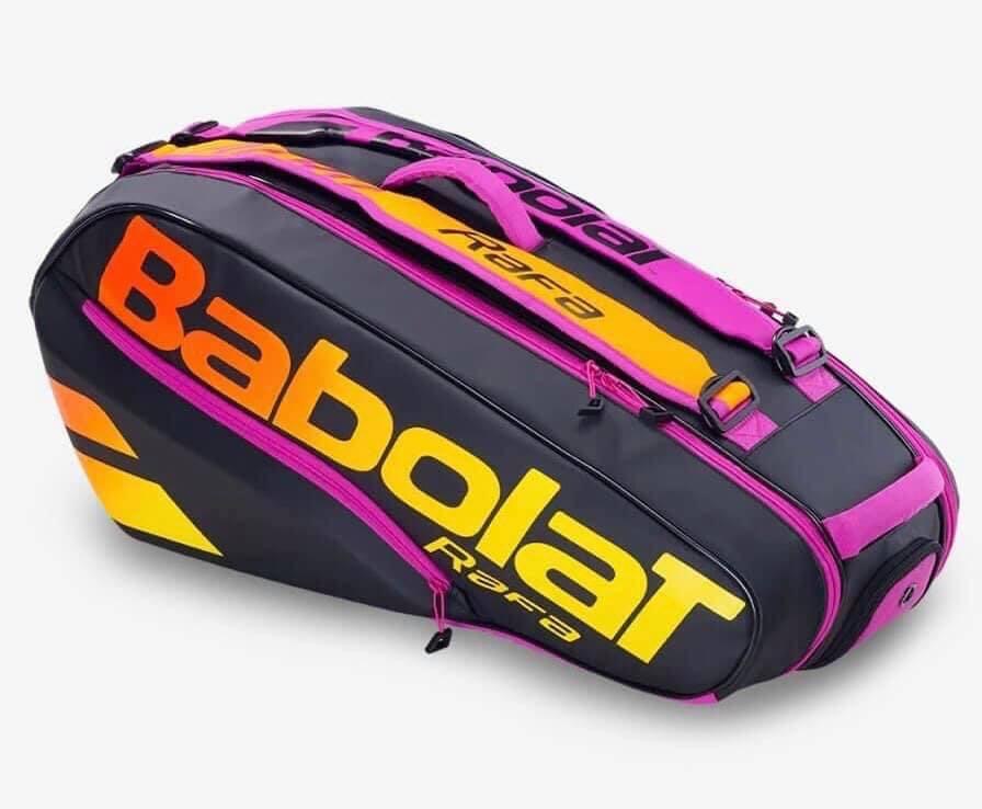 Túi Tennis Babolat Pure Aero Rafa RH6 – Black/ Orange/ Purple