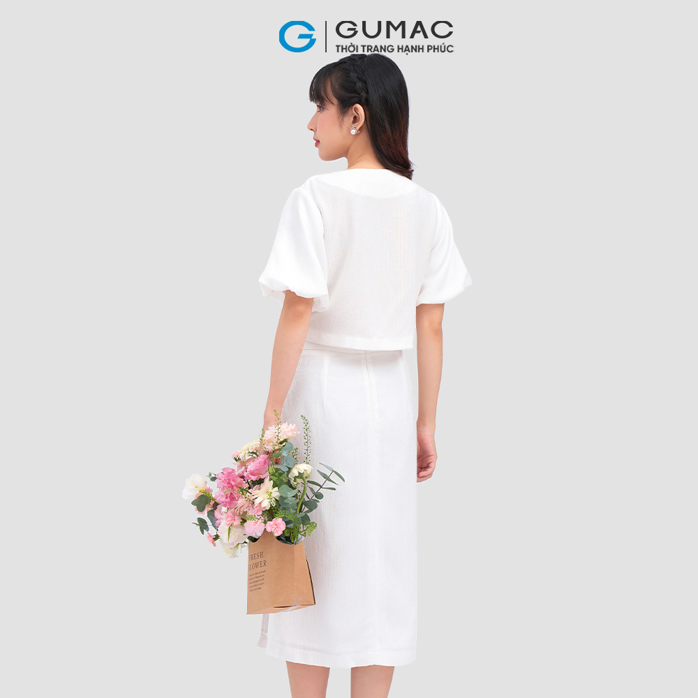 Chân váy đắp tà VC12037 thời trang GUMAC