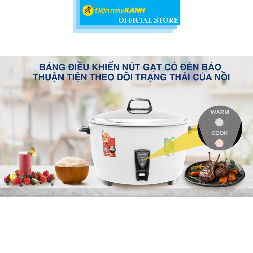 Nồi cơm nắp rời Sharp 7 lít KSH-D77V - Hàng Chính Hãng