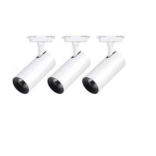 Bộ 3 Đèn Led rọi ray ống bơ 5W trang trí shop