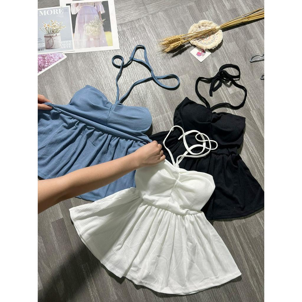 Áo yếm dáng xòe, Áo nữ body có mút