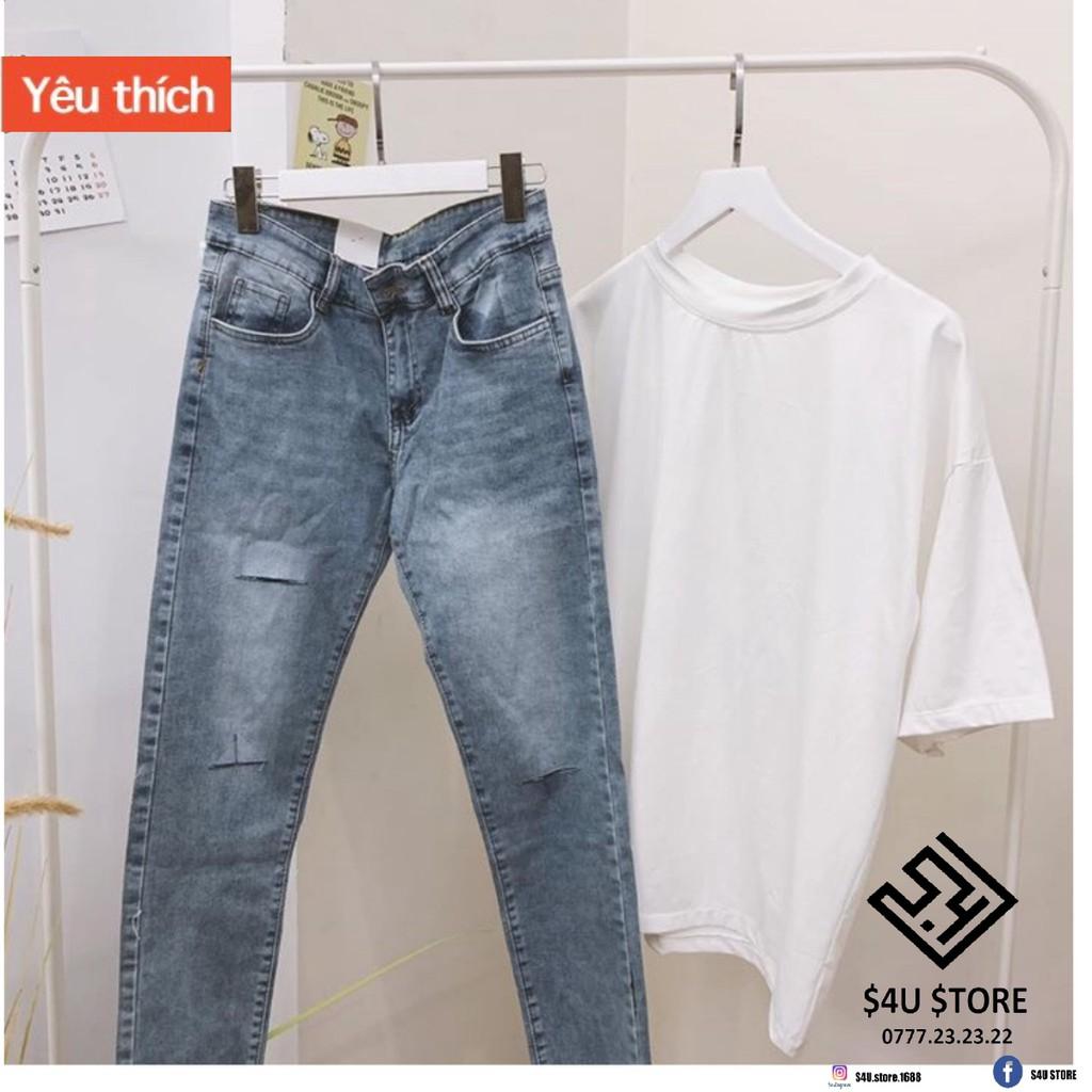 Được Kiểm Hàng TrướcQuần jeans rách gối mix rách gấuHÀNG SIÊU CẤP