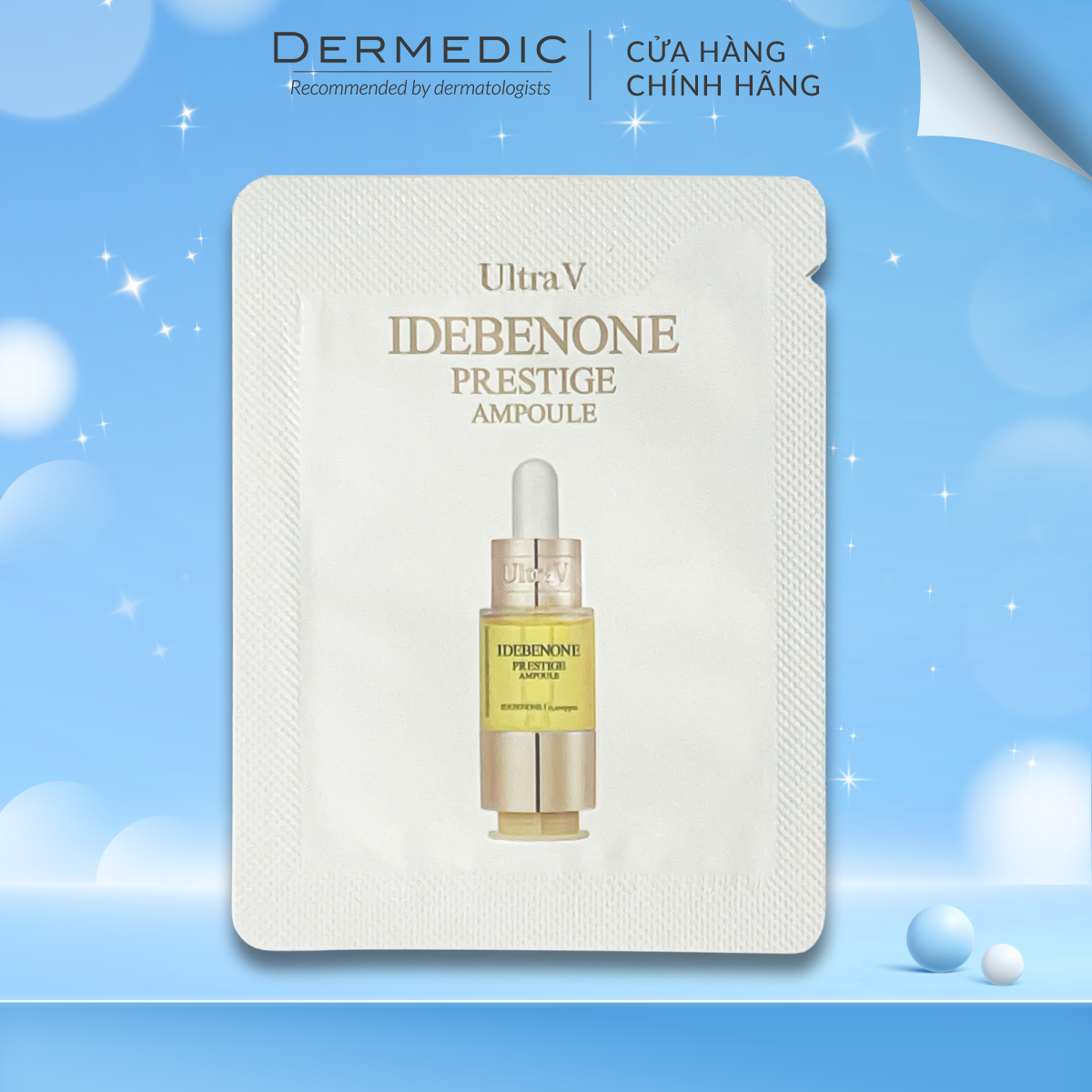 [QUÀ TẶNG] Sachet Serum Chống Lão Hóa, Phục Hồi Làn Da Căng Bóng DDK-Ultra V Idebenone Ampoule - Dermedic