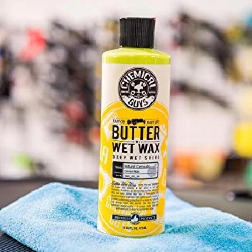 Kem wax dưỡng bóng sơn hương chuối Chemical Guys Butter Wet Wax - 3.8L