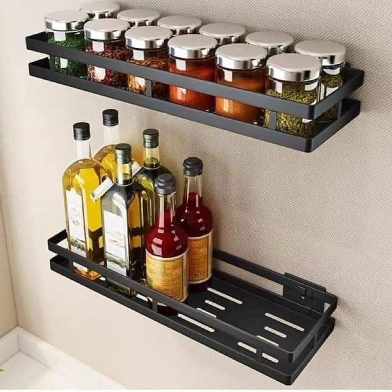 Kệ Treo Tường Dán Tường Đa Năng- Giá Để Đồ Treo Tường Phòng Bếp Phòng Tắm