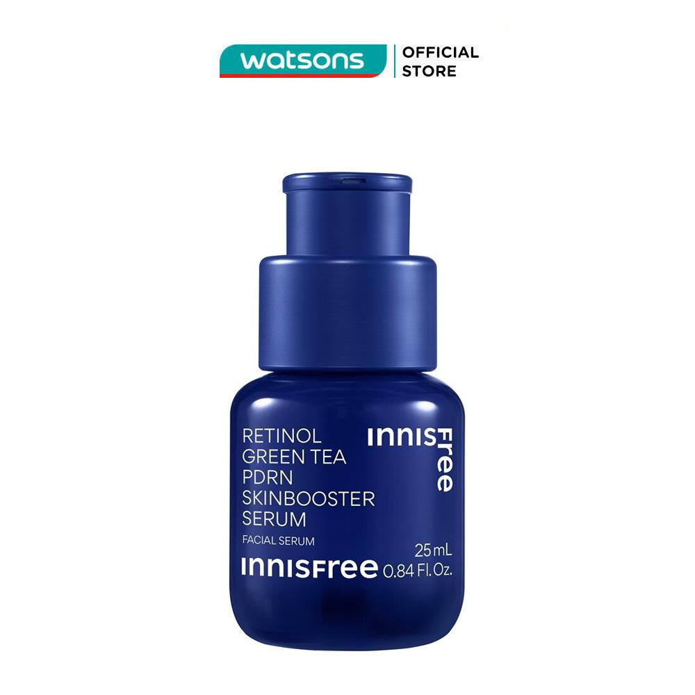 Tinh Chất innisfree Căng Bóng, Đàn Hồi Retinol Green Tea PDRN Skinbooster Ampoule 25ml
