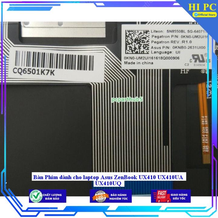 Bàn Phím dành cho laptop Asus ZenBook UX410 UX410UA UX410UQ - Hàng Nhập Khẩu