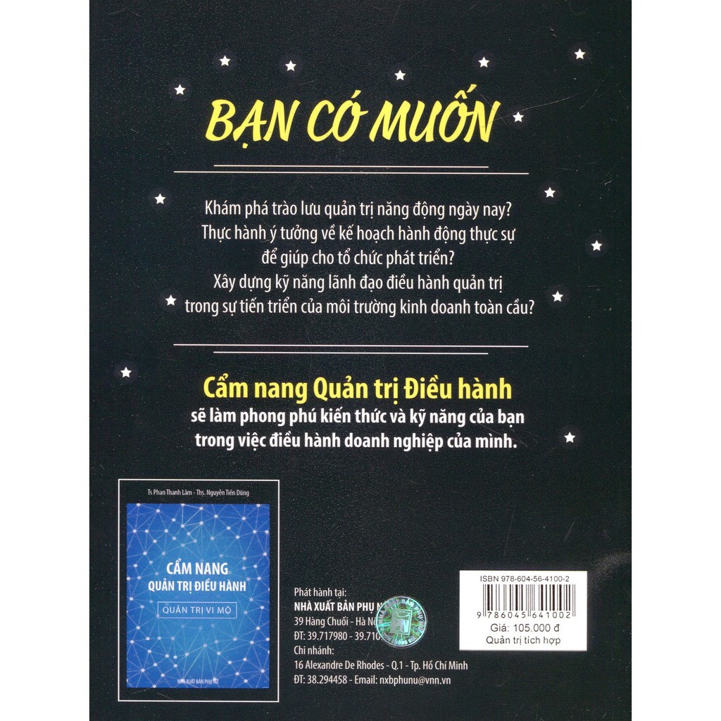 Combo 2 cuốn Cẩm Nang Quản Trị Điều Hành - Quản Trị Vi Mô + Quản Trị Tích Hợp(PN)