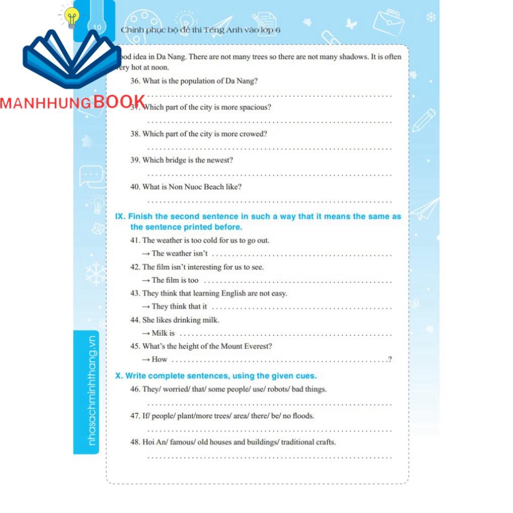 Sách - Chinh phục bộ đề thi Tiếng Anh vào lớp 6