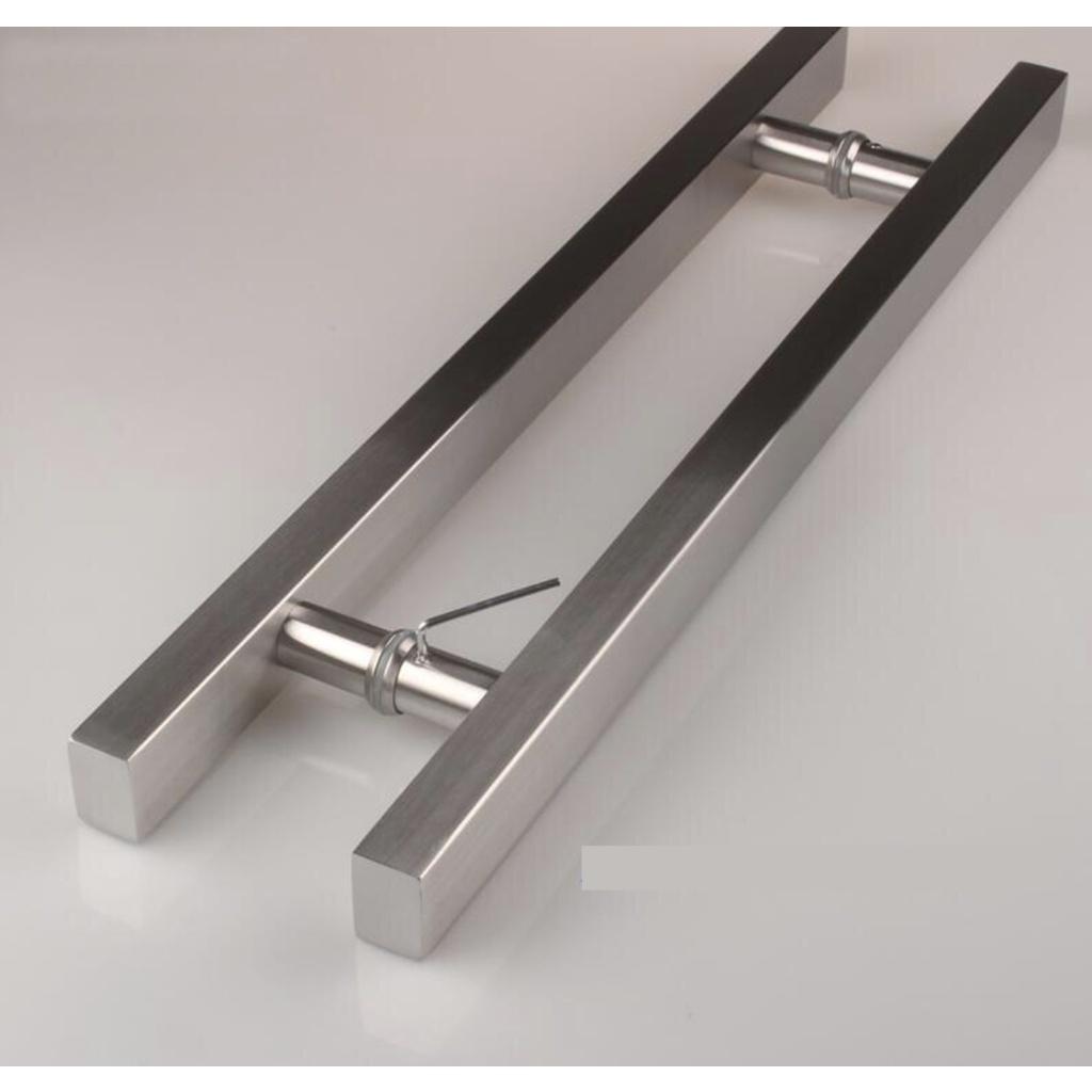 Tay nắm cửa kính cường lực hộp 20x40 INOX 304 cao cấp