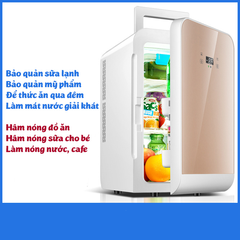 Tủ lạnh mini kèm hâm nóng 22 lít ST-22L hiển thị nhiệt độ