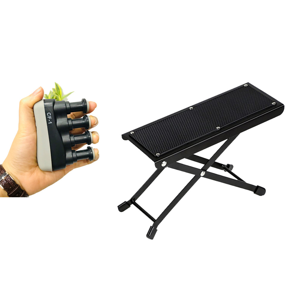 Dụng cụ luyện ngón tay guitar CF1 và Giá kê chân guitar GKC01