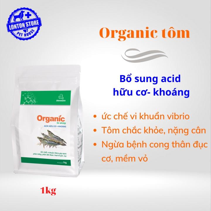 Organic for shrimp - Cung cấp khoáng chất cho tôm bóng vỏ, nặng cân, gói 1kg