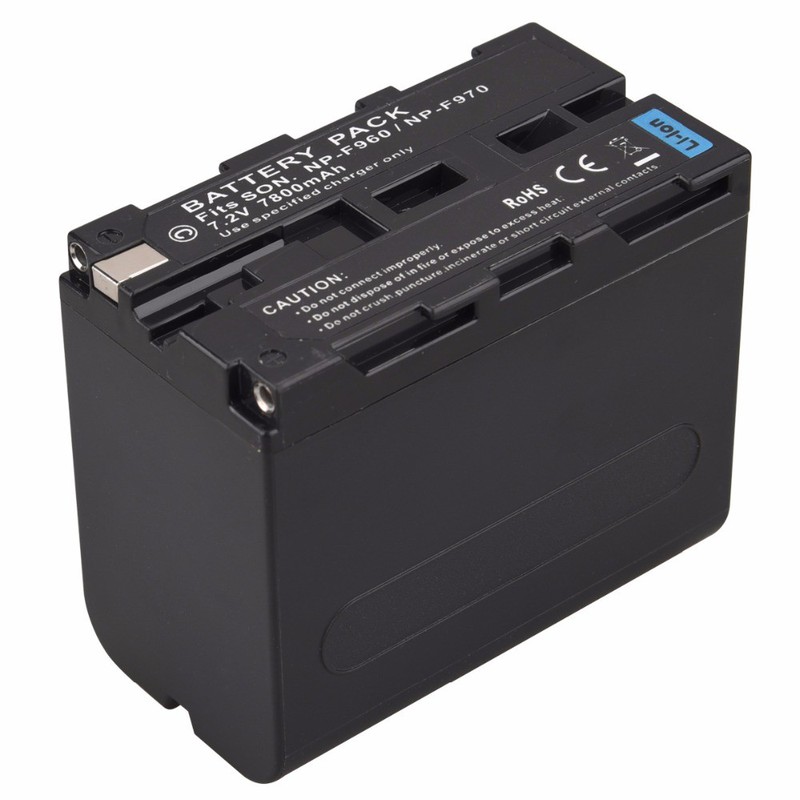 Pin Cho Máy Quay Phim Sony NP-F970 NP-F960 7800mAh Cao Cấp - Hàng Nhập Khẩu