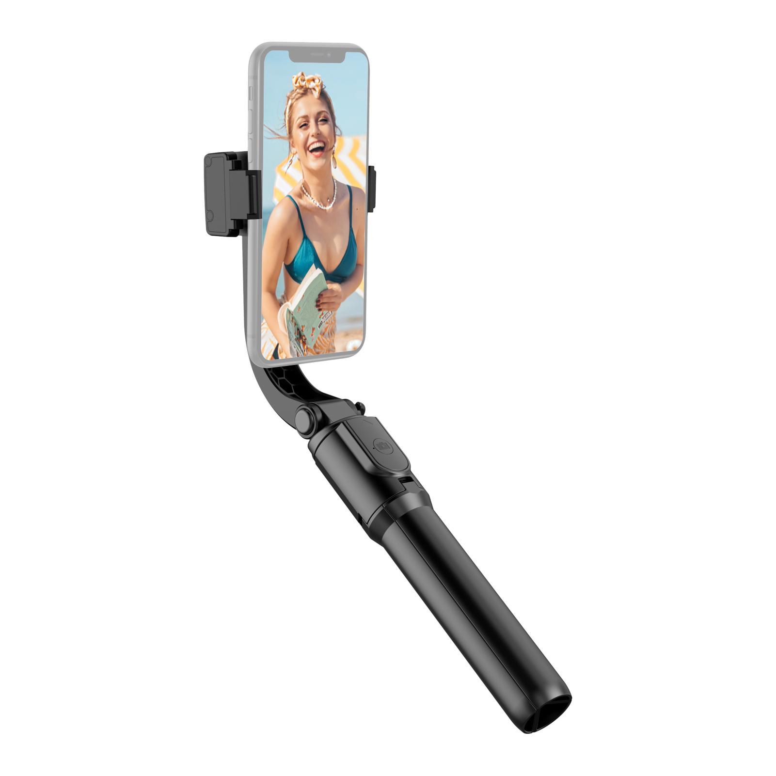 Bộ ổn định Gimbal cầm tay cho điện thoại thông minh Chân đế với chức năng tự động cân bằng từ xa BT 180 độ