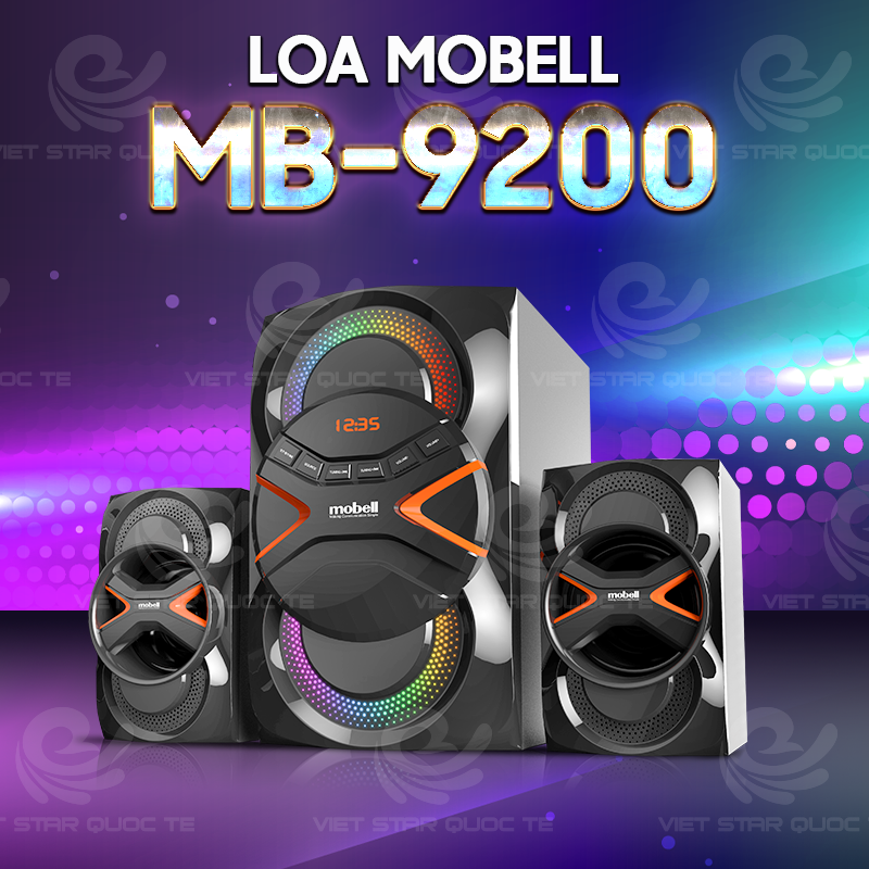 Loa Bluetooth Vi Tính Mobell MB-9200, Có Remote, Âm Thanh Cực Chất - Hàng Chính Hãng