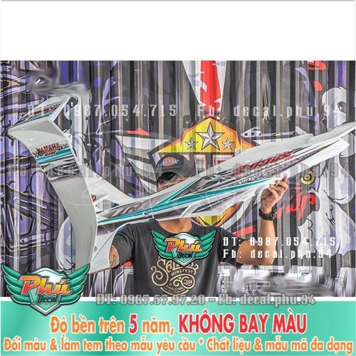 Tem rời Sirius trắng phối Tem rời xanh lục bảo. -1