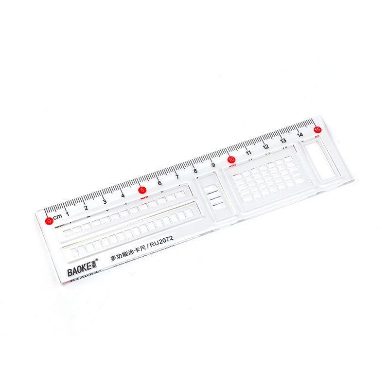 3 Cái Thước Kẻ Thi Kiểm tra RU2072/BAOKE 15 CM