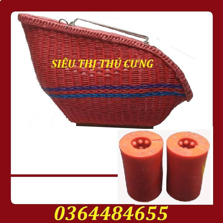 COMBO GIỎ XIÊN QUAI INOX VẬN CHUYỂN GÀ VÀ ĐÔI TẠ CHÂN