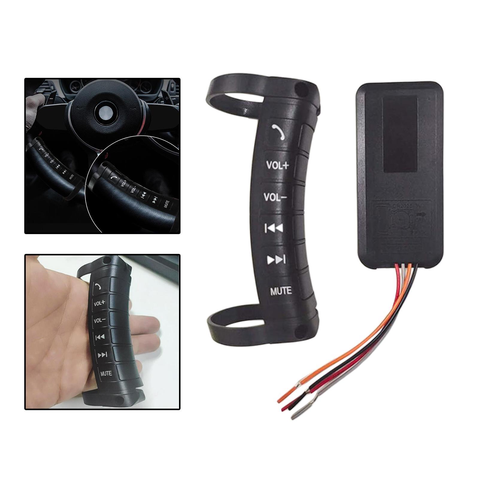 Remote Control Button Car Steering Wheel Wireless For Stereo