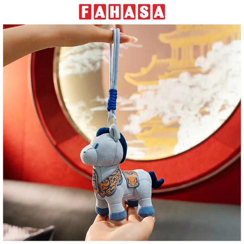 Móc Khoá Thú Bông Hình Ngựa - LC5064-65-66 - Màu Xanh Dương