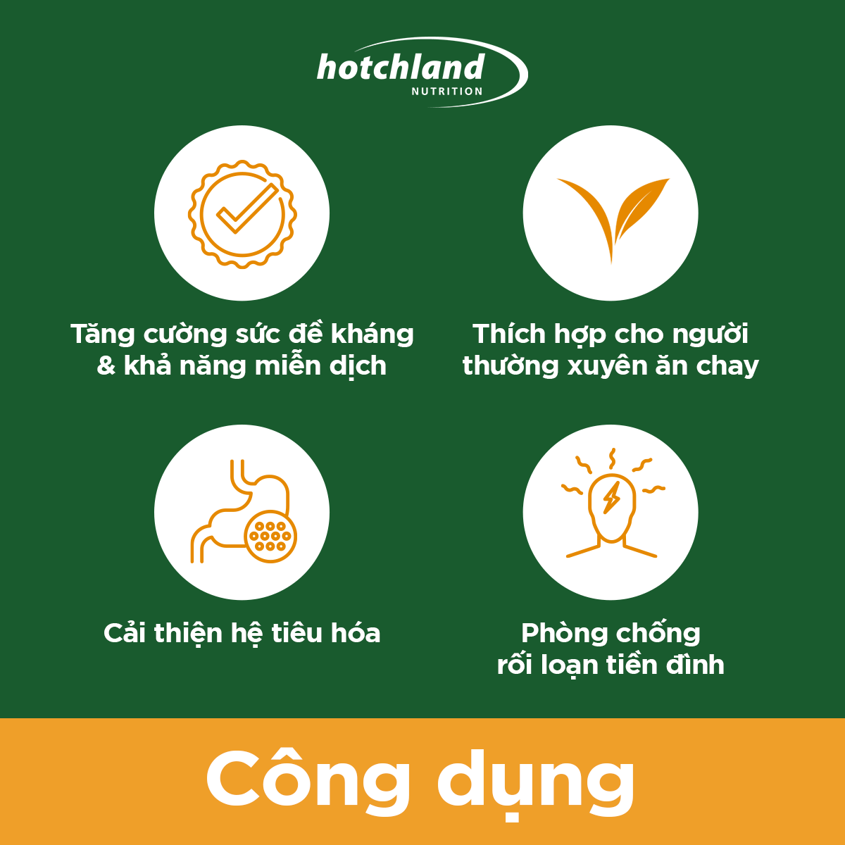 Viên uống bổ sung Vitamin tổng hợp, tăng cường sức đề kháng Hotchland MegaActiv TPBVSK-Hàng chính hãng -HL4639
