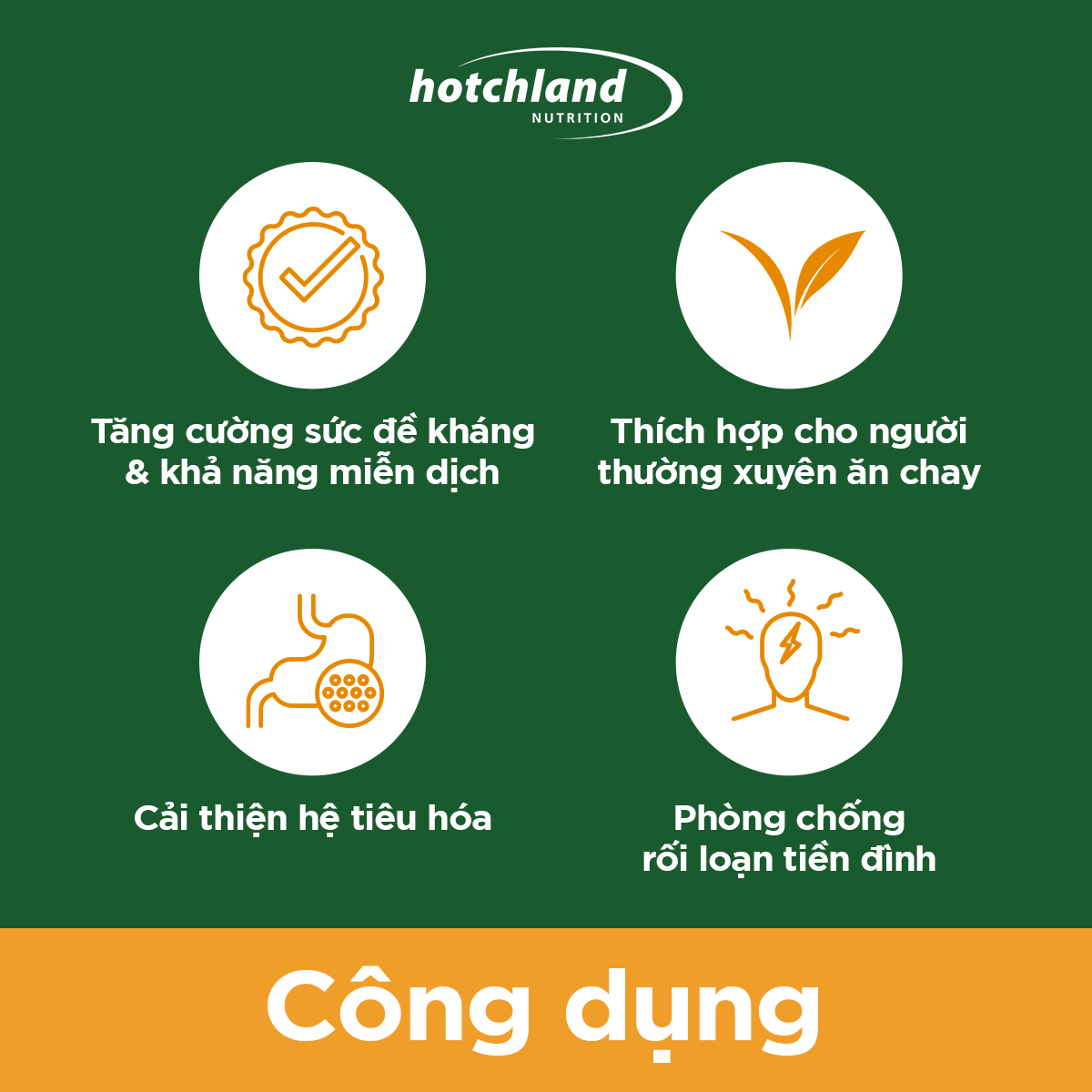 Viên uống bổ sung Vitamin tổng hợp, tăng cường sức đề kháng Hotchland MegaActiv TPBVSK-Hàng chính hãng [Hộp 60 Viên]-HL4639