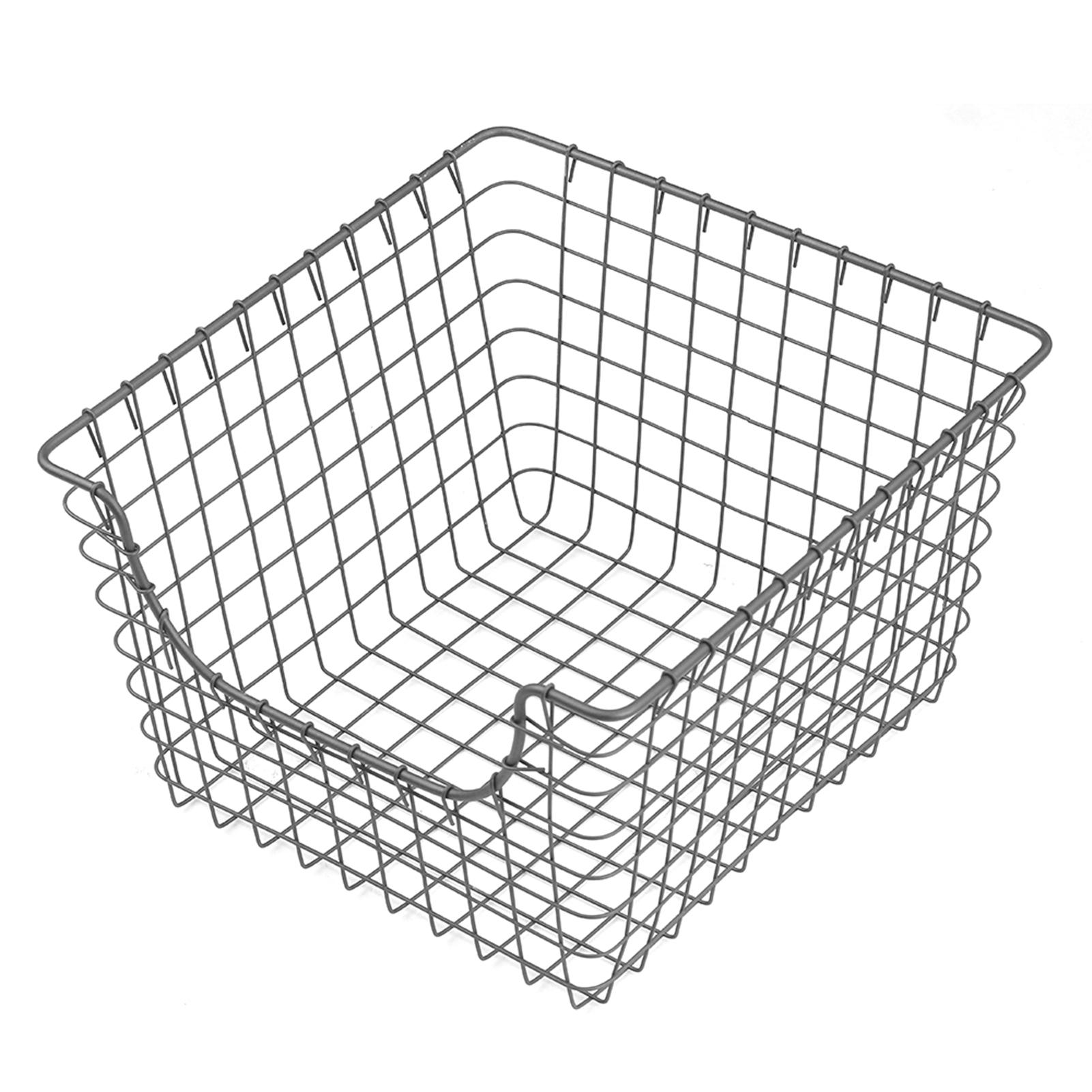 Giỏ đựng đồ bằng kim loại thích hợp cho phòng khách, phòng tắm, phòng ngủ, nhà bếp, tủ