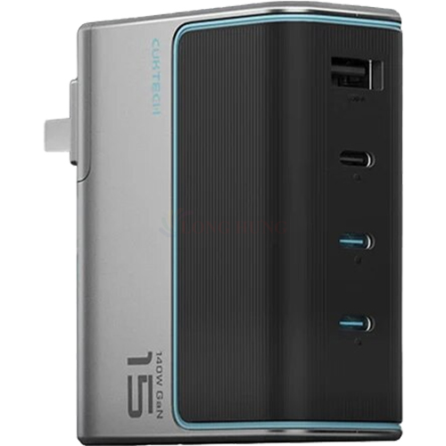 Cốc sạc Cuktech GaN 1USB 3Type-C 140W PD3.1 AD1404U - Hàng chính hãng