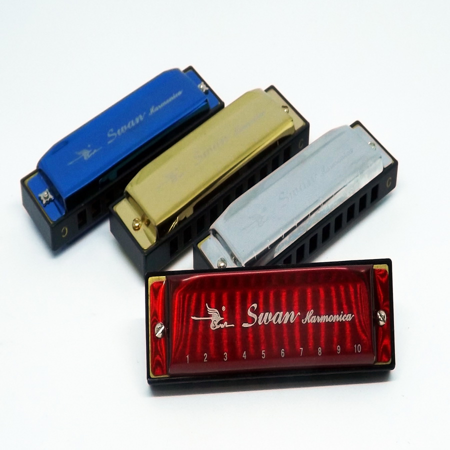 Kèn Harmonica Swan 10 lỗ Diatonic SW1020 Key C