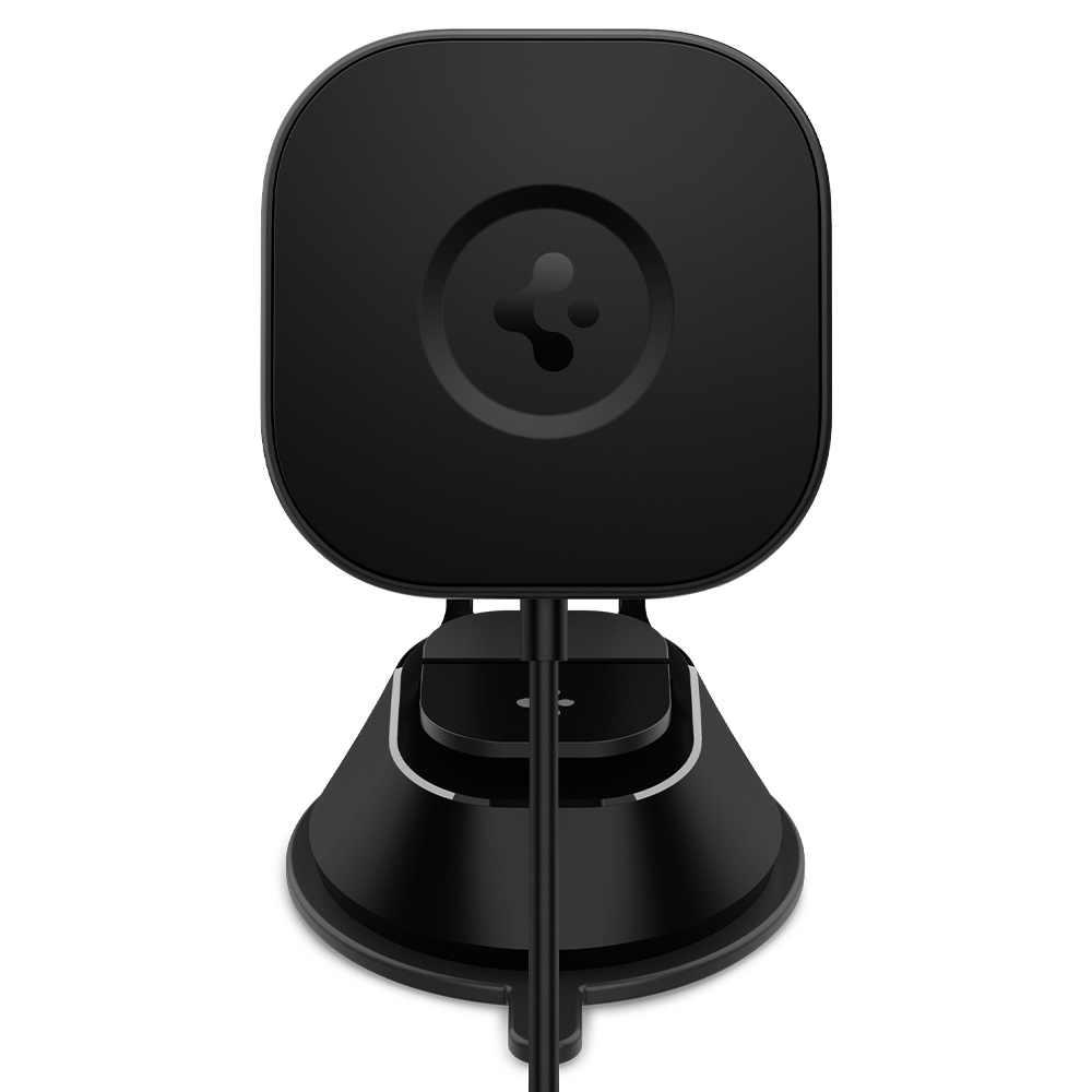 Sạc Mag Xe Hơi Spigen OneTap Pro Wireless Magnetic Car Charger Dashboard - Hàng Chính Hãng