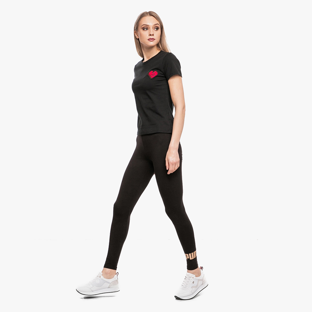 PUMA - Áo thun thể thao logo trái tim Digital Love 597068-01