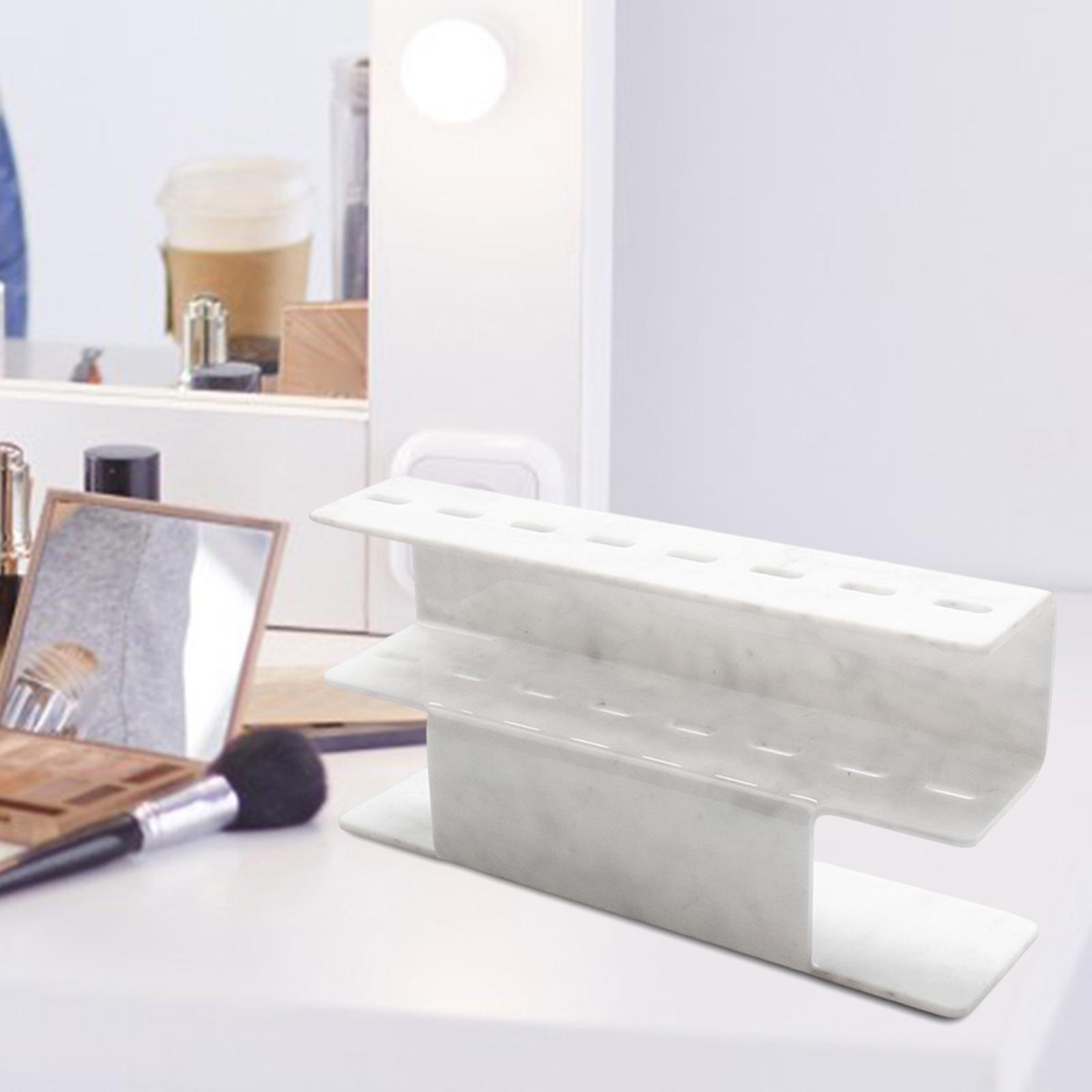 Acrylic Eyelash Tweezer Holder 8 Holes Display Storage for Dresser Salon