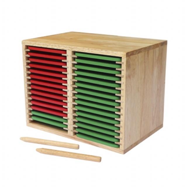 Combo đồ chơi luyện viết học chữ và số montessori bằng gỗ