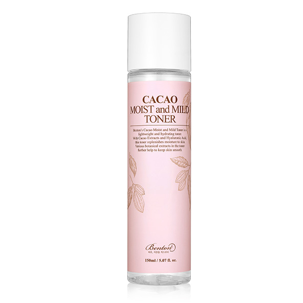 Nước hoa hồng dưỡng ẩm chuyên sâu từ tinh chất cacao Benton Cacao Moist and Mild Toner 150ml