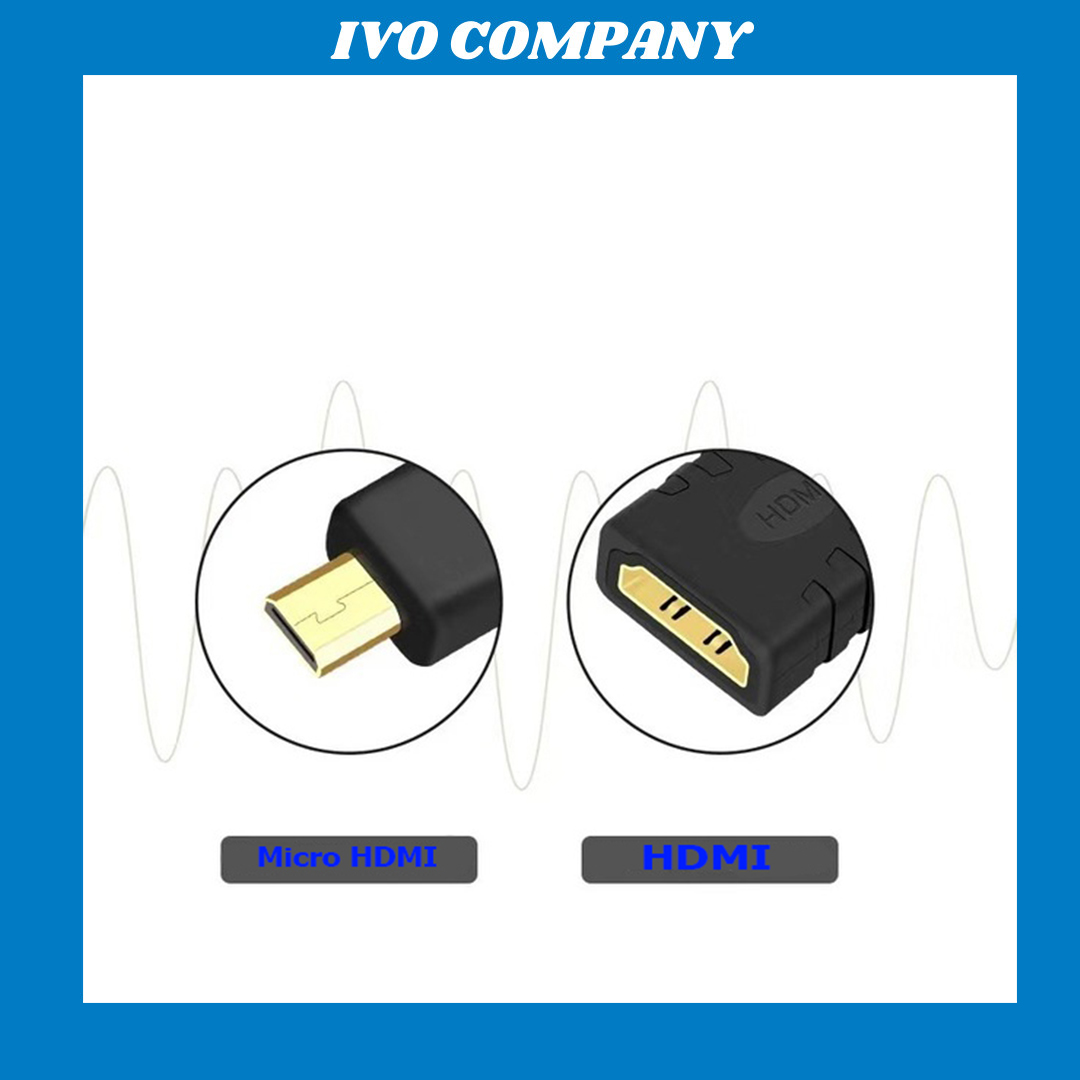 Adaptor Chuyển Đổi HDMI Sang Micro HDMI