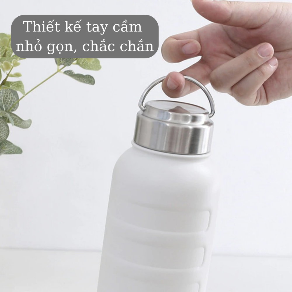 Bình giữ nhiệt vỏ nhám inox 304 cao cấp TEYSO dung tích 700/1000ml cốc giữ nhiêt 6-12h TiLoKi TBM04 ly giữ nhiệt cao cấp