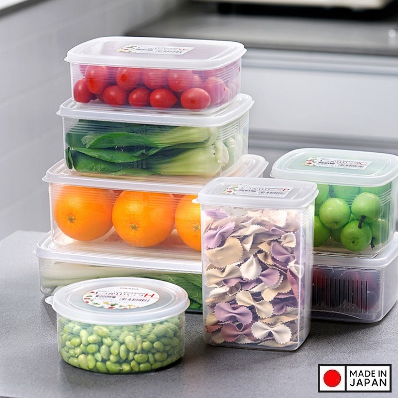 Hộp bảo quản thực phẩm tủ lạnh, tủ đông dung tích 2L nội địa Nhật Bản