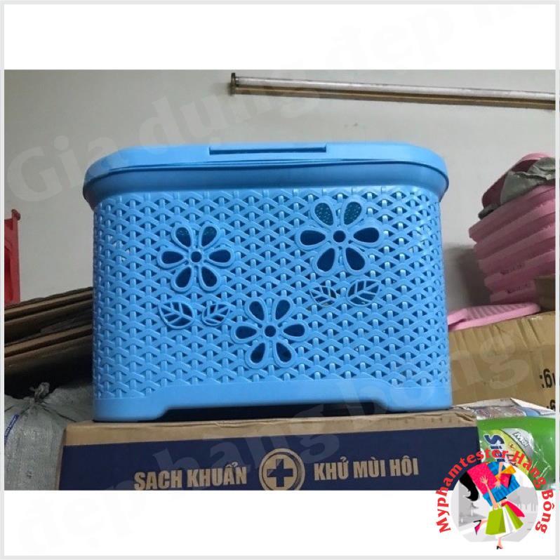 Giỏ nắp hoa / làn nắp hoa / giỏ đựng quần áo