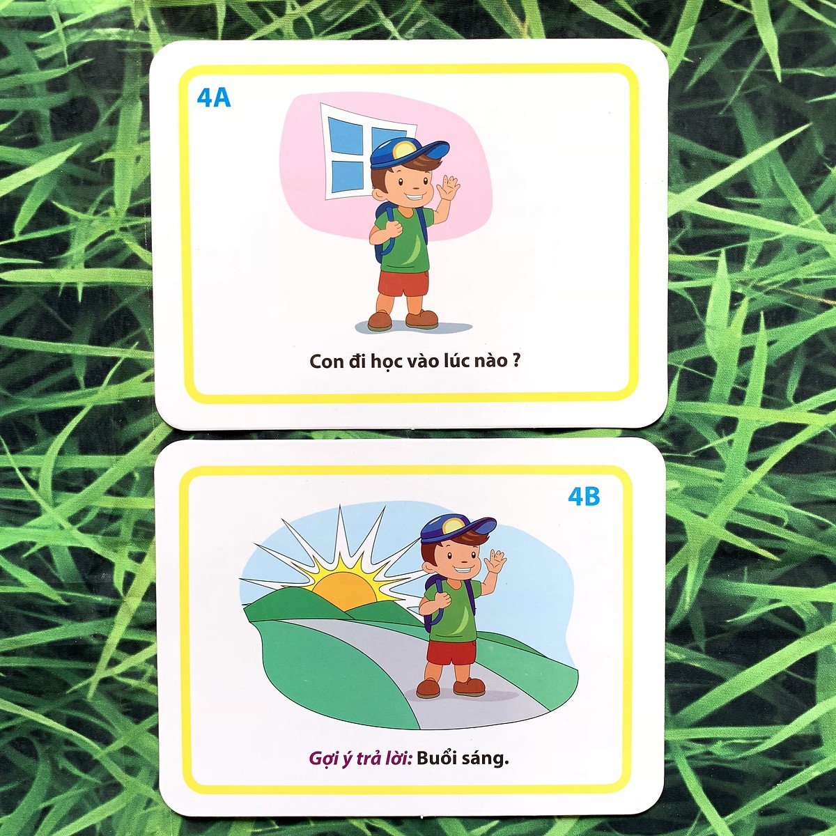 Combo 2 Bộ Thẻ Học Flashcard 16 Chủ Đề Và Bộ 60 Thẻ Giúp Trẻ Phát Triển Ngôn Ngữ - Giao Tiếp Chủ Đề Khi Nào