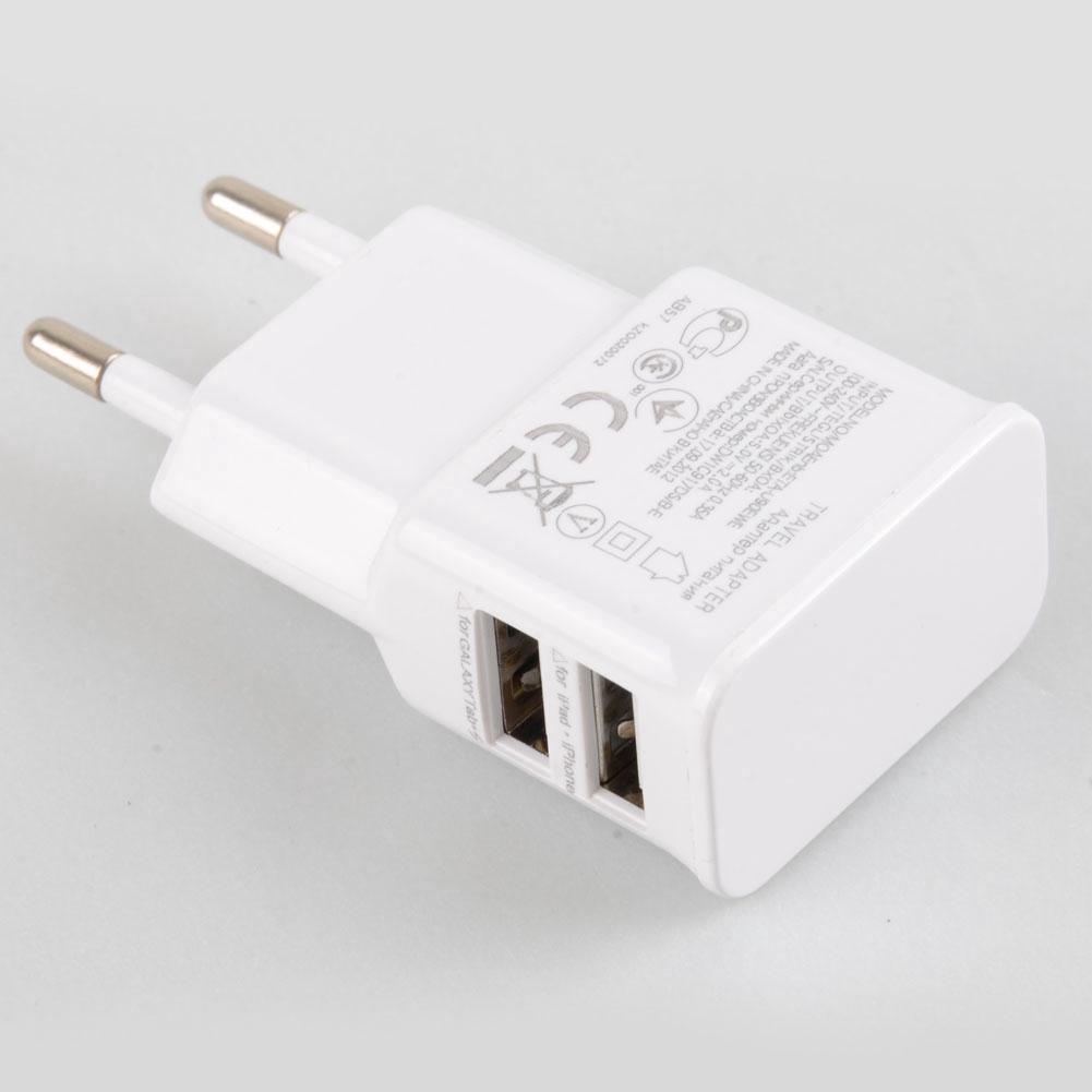 Củ sạc 2.0A / 1A 2 cổng USB cho điện thoại Android