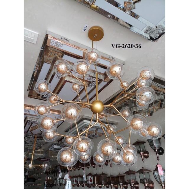 Đèn chùm thả trần trang trí 27 bóng phong cách hiện đại, đèn trần, đèn trang trí, đèn decor