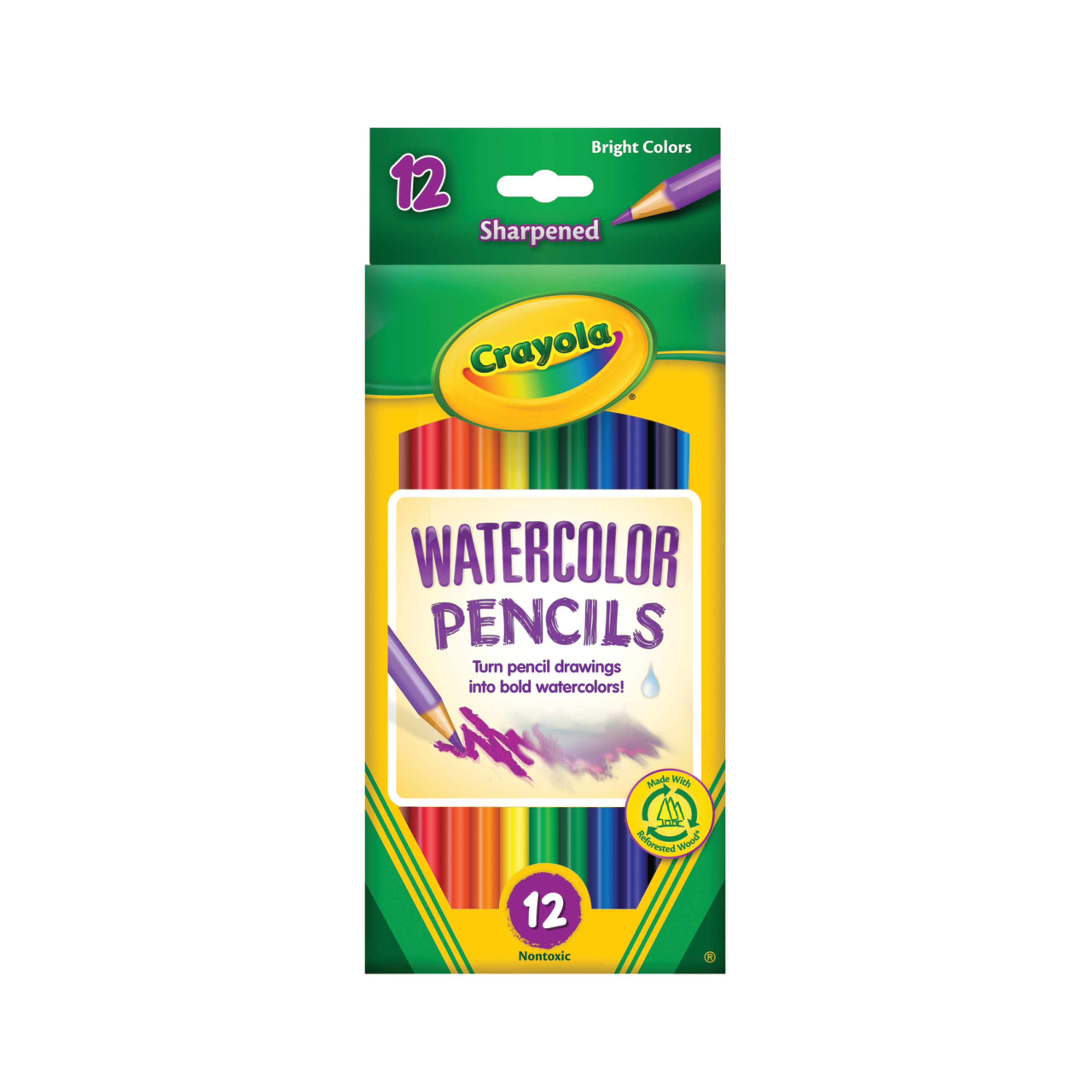 HỘP 12 BÚT MÀU NƯỚC DẠNG CHÌ CHUỐT SẴN CRAYOLA